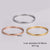 Minimalist Round Stainless Steel Electroplating Bangles