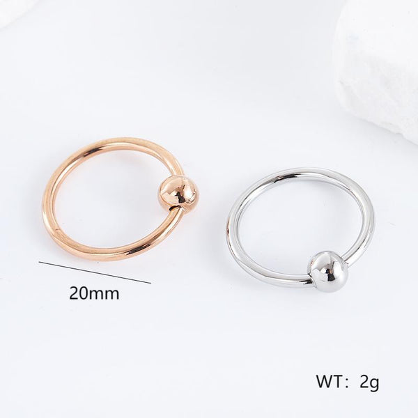 Fashion Round Stainless Steel Electroplating Jewelry Making