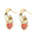 Versatile Heart Heart Zircon Drop Earrings