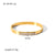 IG Style Circle Stainless Steel Electroplating Bangles