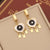 Expressive Eye Stainless Steel Oil Dripping Earrings