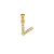 Letter Stainless Steel 18K Gold Plated Jewelry Making