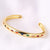 Ellipse Zircon Diamond Inlay Bangles