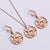 Women Korean Geometric Metal Zodiac Sign Stainless Steel Pendants