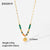 Chain Geometric Stainless Steel 18K Gold Plated Necklaces