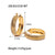 IG Style Circle Geometric Stainless Steel 18K Gold Plated Earrings