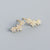 925 Sterling Silver Cute Flower Flower Silver Diamond Inlay Stud Earrings