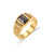 Women Geometric Stainless Steel 18K Gold Plated Rings