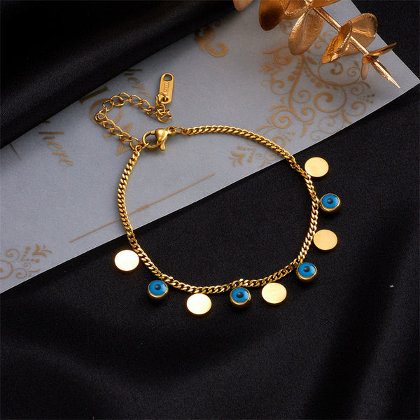 Women Chain Titanium Steel Electroplating Bracelets