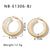 IG Style Circle Geometric Stainless Steel Electroplating Earrings