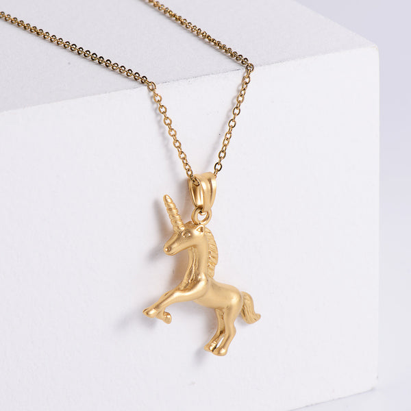 Women Chinese Zodiac Animal Stainless Steel Pendants