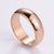 Moderate Luxury Stripe Circle Round Stainless Steel Electroplating Rings