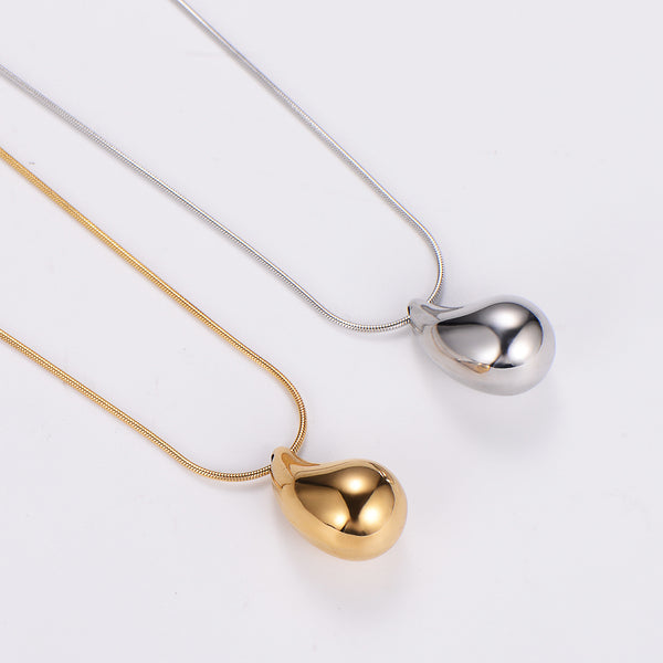 Minimalist Round U-Shape Stainless Steel Electroplating Necklaces