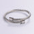 Retro Vintage Stripe Circle Round Stainless Steel Electroplating Bangles