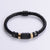 Cute & Edgy Men Irregular Rhombus Titanium Steel Electroplating Bracelets