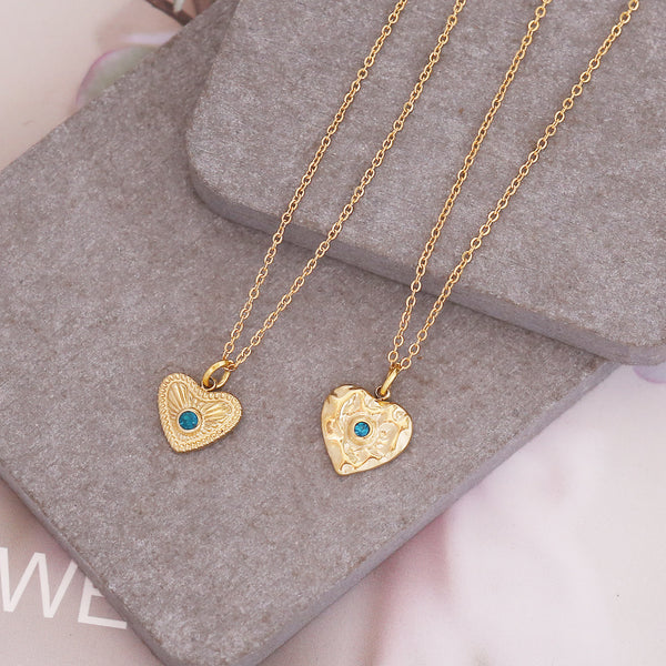 Women Heart Stainless Steel Electroplating Pendants