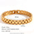 Minimalist Women Circle Geometric Stainless Steel 18K Gold Plated Bracelets