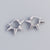 925 Sterling Silver Silver Electroplating Stud Earrings