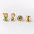 Fashion Cartoon Cartoon Zircon Zircon Inlay Earrings