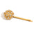 Retro Vintage Fashion Round Stainless Steel Electroplating Hair Clips