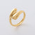 Retro Vintage Women Geometric Geometric Stainless Steel Electroplating Rings