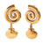 Fashion Shell Geometric Stainless Steel Electroplating Stud Earrings