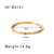 IG Style Octagram Tennis / Diamond Line Chain Asymmetrical Six-Pointed Star Stainless Steel Zircon Inlay Bangles