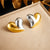 Fashion Heart Heart Stainless Steel Electroplating Stud Earrings