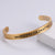 Fashion Women Geometric Metal Retro Vintage Crown Stainless Steel Bangles