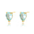 Luxurious Droplet Droplet Copper Drop Earrings