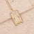 Retro Unisex Vintage Metal Geometric Copper Oil Dripping Pendants