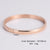 Minimalist Round Stainless Steel Electroplating Bangles