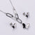 Retro Vintage Women Geometric Metal Doll Stainless Steel Electroplating Pendants