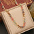 Fashion Geometric Stainless Steel Oil Dripping Necklaces