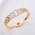 IG Style Number Stainless Steel Diamond Inlay Bangles