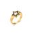 Women Geometric Stainless Steel 18K Gold Plated Rings