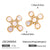 Refreshing Butterfly Animal Chinese Zodiac Stainless Steel Electroplating Stud Earrings