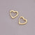 Unisex Metal Star Heart Metal Electroplating Earrings