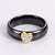 Retro Vintage Heart Stainless Steel Electroplating Rings