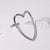 Cute Heart Stainless Steel Electroplating Rings