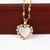 Moderate Luxury Heart Copper Necklaces