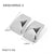 IG Style Square Geometric Stainless Steel 18K Gold Plated Earrings