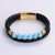 Men Korean Metal Leather String Bracelets