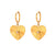 Fashion Geometric Stainless Steel 18K Gold Plated Earrings