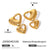 IG Style Heart Heart Stainless Steel Electroplating Earrings