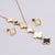 Expressive Four-leaf Clover Star Stainless Steel Electroplating Necklaces