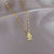 Exotic Women Star Chain Geometric Titanium Steel Diamond Inlay Necklaces