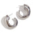 Fashion Circle Geometric Stainless Steel 18K Gold Plated Earrings