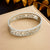 Minimalist Heart Stainless Steel Electroplating Bangles