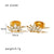 IG Style Irregular Tennis / Diamond Line Crown Bowknot Crown Geometric U-Shape Stainless Steel Electroplating Earrings